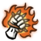 Flaming Brass Knuckles icon